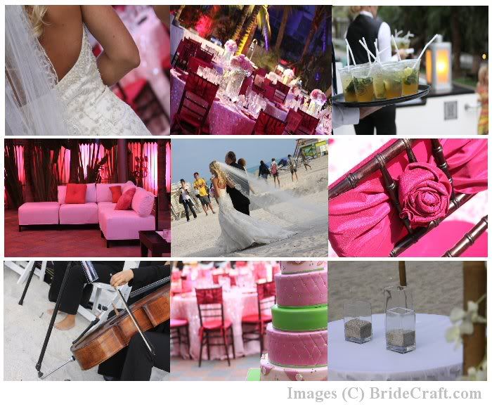 Enjoy some hot pink wedding inspirations below
