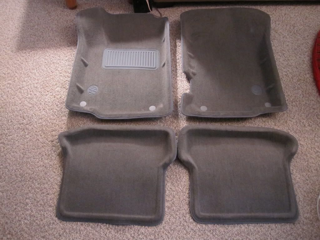 Catch all Grey Floor mats front and rear new VW Vortex Volkswagen Forum