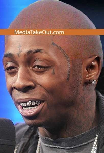 lil wayne bald head mug shot