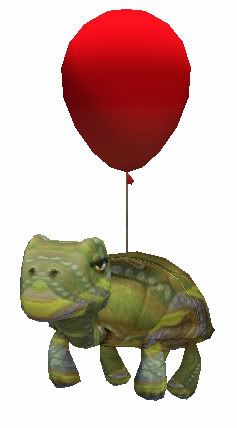 Painted turtle balloon