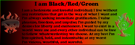 I am Black/Red/Green