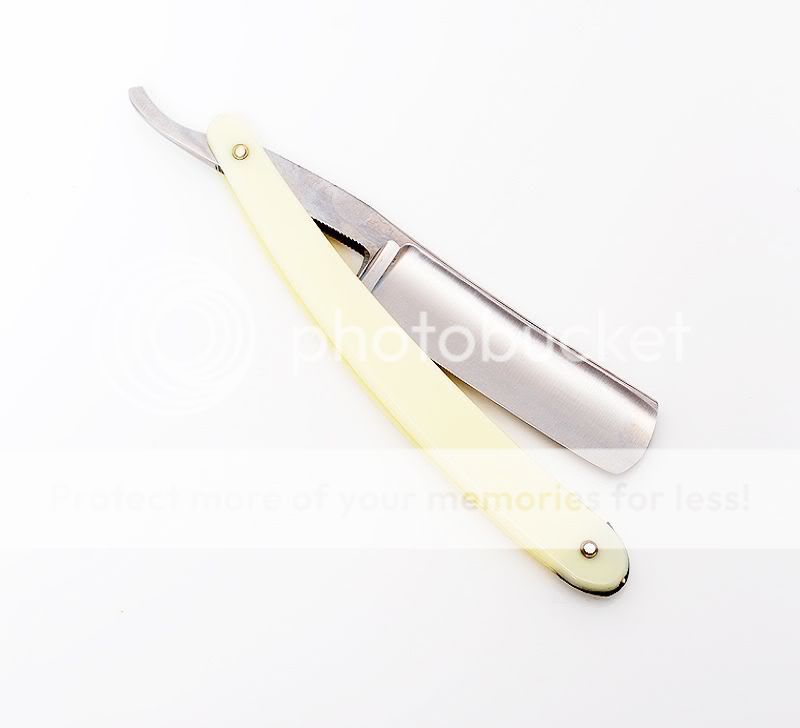 brand new carbon steel straight razor star source #0100  